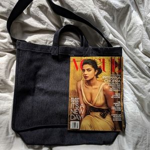 Theory Chambray Tote Crossbody